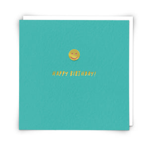 Pinata - Smiley ‘Happy Birthday’ Card & Enamel Pin Badge