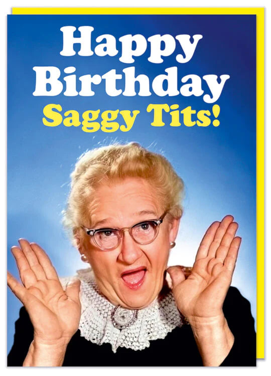 Dean Morris - Saggy Tits Birthday Card
