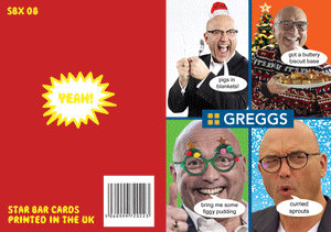 Greggs Christmas Card