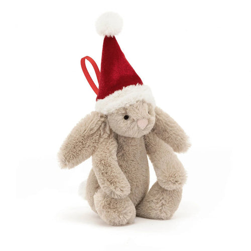 Jellycat - Bashful Christmas Bunny Decoration