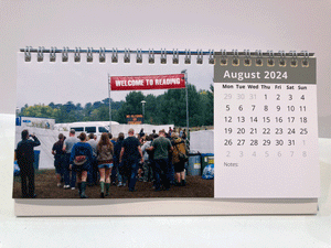 Classic Views of Reading Desk Calendar 2024