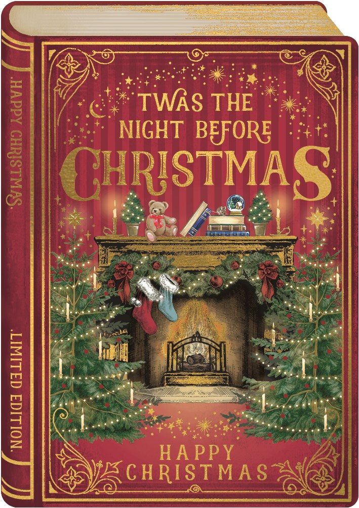 T'was the Night before Christmas Storybook Card