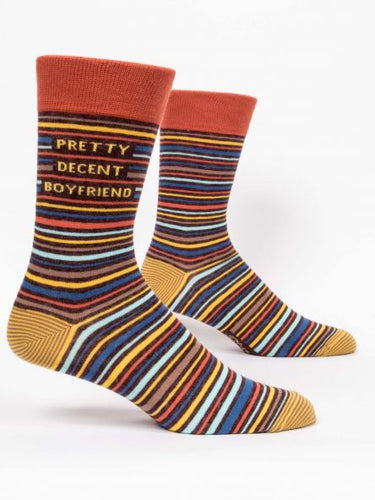 Blue Q - Pretty Decent Boyfriend Men's Socks