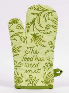 Blue Q -  The Food Has Weed In It, Oven Glove