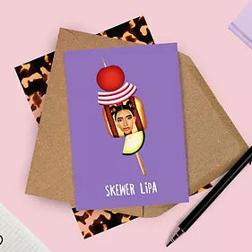 Amy Illustrates - Skewer Lipa Card