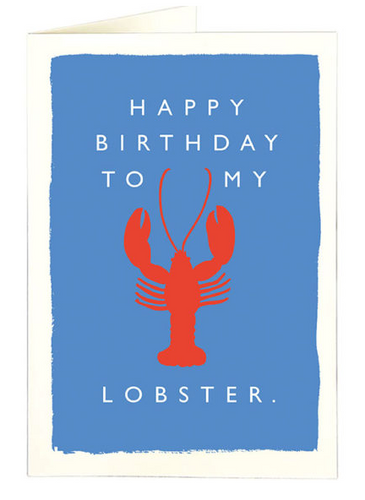 Archivist - Birthday Lobster Card