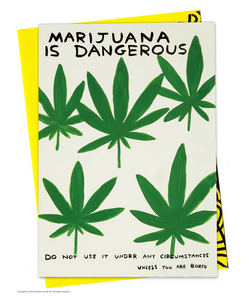 David Shrigley - Marijuana Card