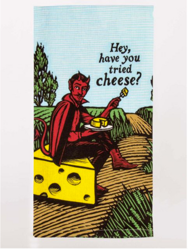 Blue Q - Hey, Have You Tried Cheese? Tea Towel