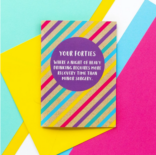 Bettie Confetti - Your Forties Card
