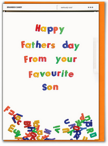 Father's Day Favourite Son - Card