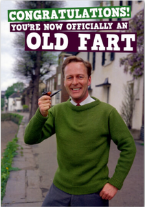 Dean Morris - You're now An Old Fart birthday Card