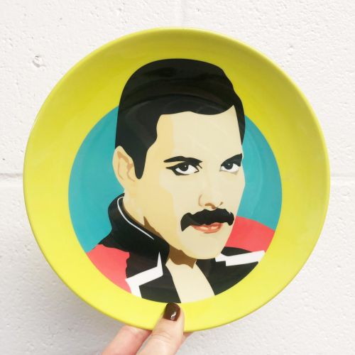Freddie Mercury Plate