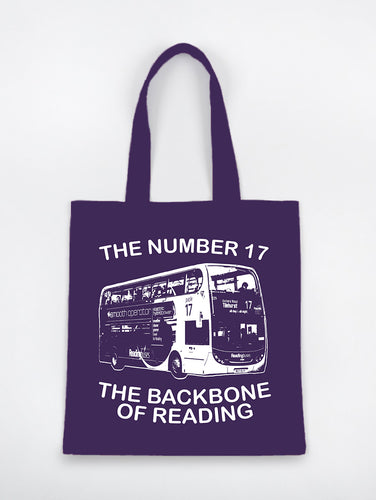 But Is It Art? - Reading's Number 17 Bus Tote Bag
