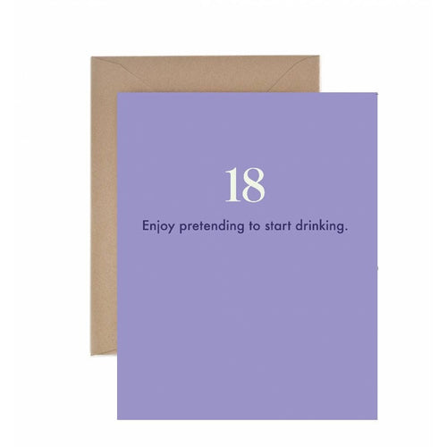 Deadpan Cards - 18 Pretend Birthday Card
