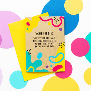 Bettie Confetti - Your Fifties Card