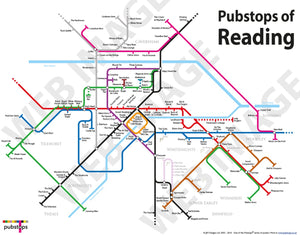 Pubstops of Reading Poster