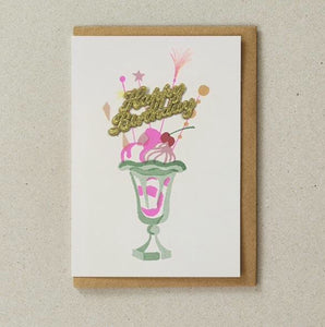 Petra Boase - Happy Birthday Knickerbocker Card
