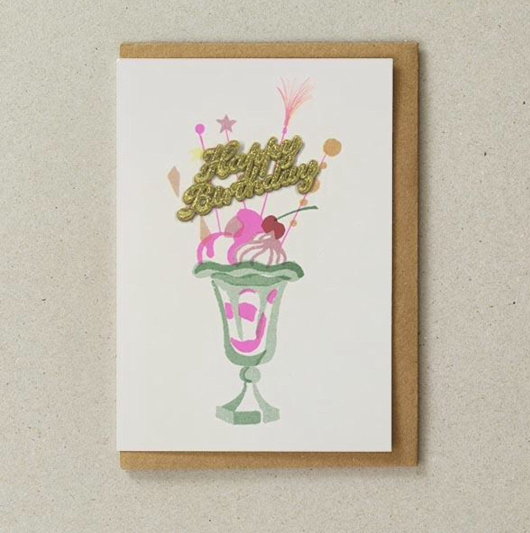 Petra Boase - Happy Birthday Knickerbocker Card