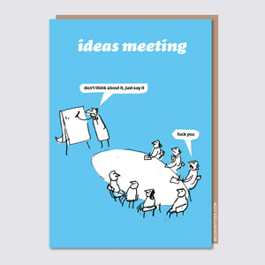 Modern Toss - Ideas Meeting Card