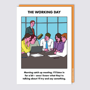 Modern Toss - Working Day Meeting Card