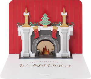 3D Christmas Stockings Luxury Christmas Card