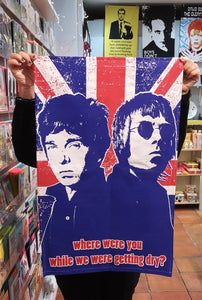 But Is It Art? - Noel and Liam Gallagher Tea Towel